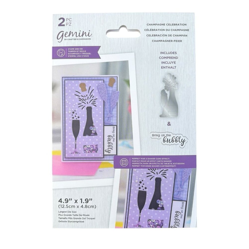 Gemini Crafter’s Companion Stamp Die Lot 4 Card Making Birthday Sets New - Picture 4 of 12